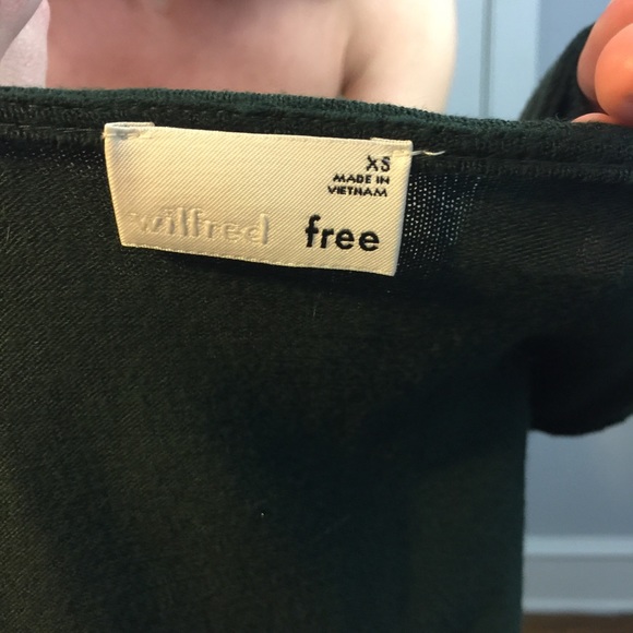 Wilfred Free Green Stretchy Skater Mini Dress - Picture 5 of 8